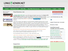 Tablet Screenshot of linksadmin.net